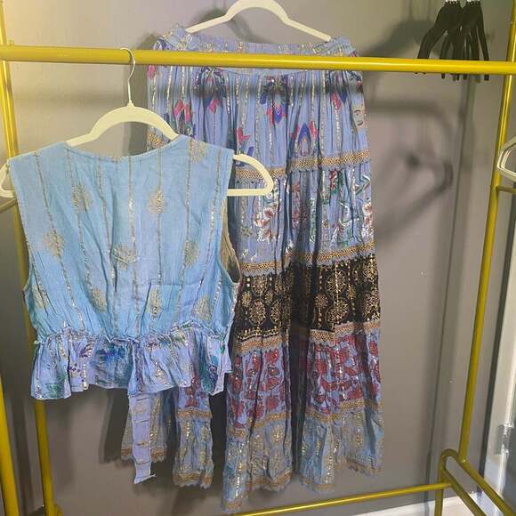 NWT Ananta‎ Skirt Set Size XL Boho Style MSRP $150 - Picture 4 of 11